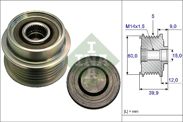 Alternator Freewheel Clutch